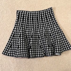 Houndstooth Skirt